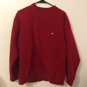 Vintage Tommy Hilfiger Red Sweatshirt